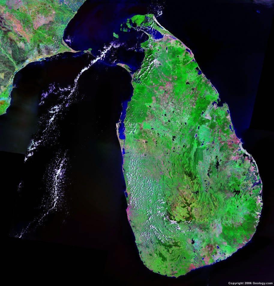 Karte von Sri Lanka Karte online