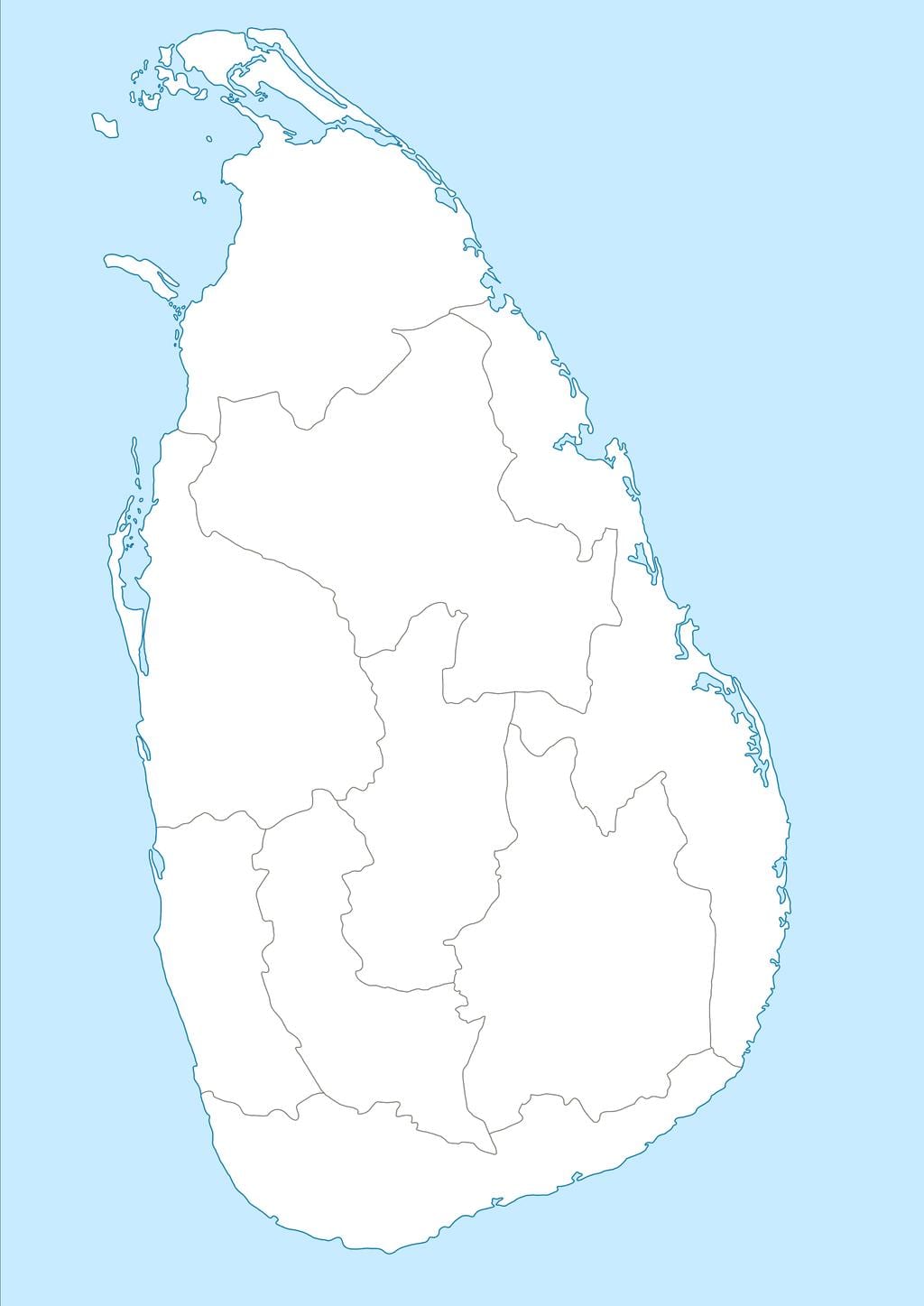 Karte von Sri Lanka nidan