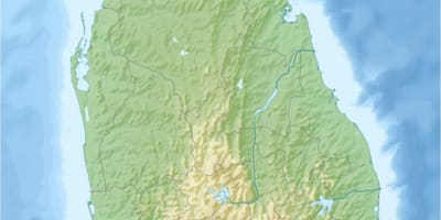 Karte Erde Karte von Sri Lanka
