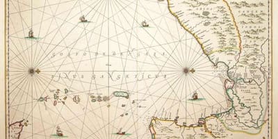 Historische Karte von Sri Lanka