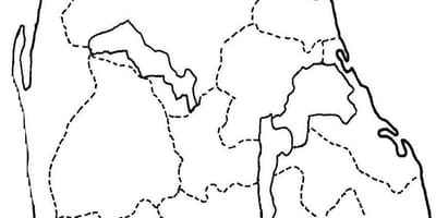 Karte von Sri Lanka, Karte, Linie, Zeichnung