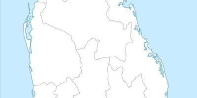 Karte von Sri Lanka nidan